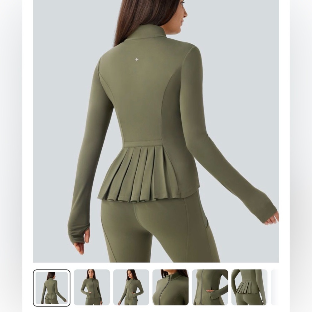 HALARA Sage Green Women's Long Sleeve Top